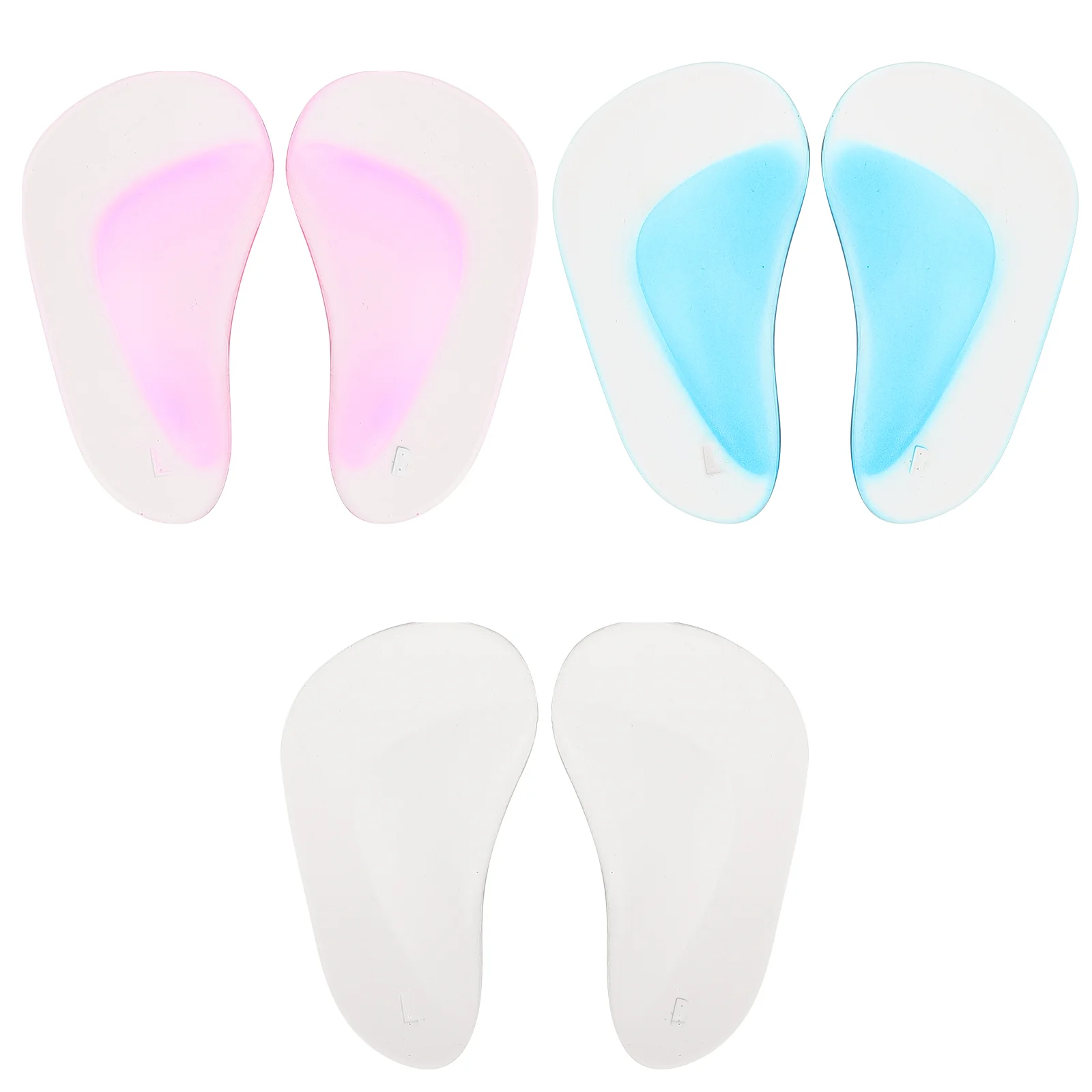 

6 шт., силиконовые утолщенные амортизирующие подушки (разные цвета)