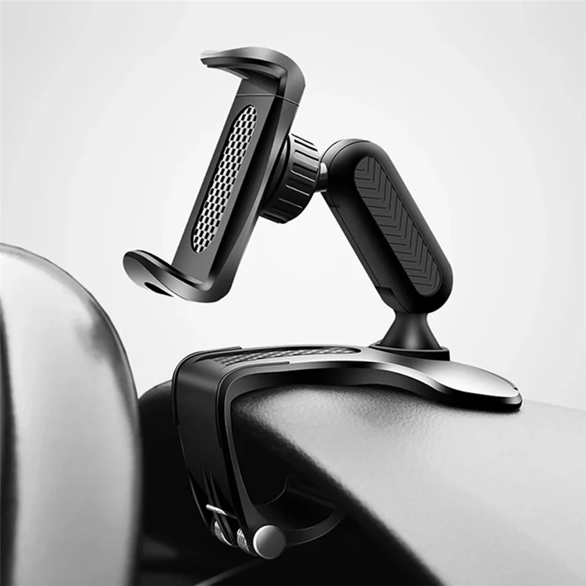 Universal Dashboard Car Phone Holder Easy Clip Mount Stand GPS Display Bracket Front Support for iPhone Samsung Xiaomi |
