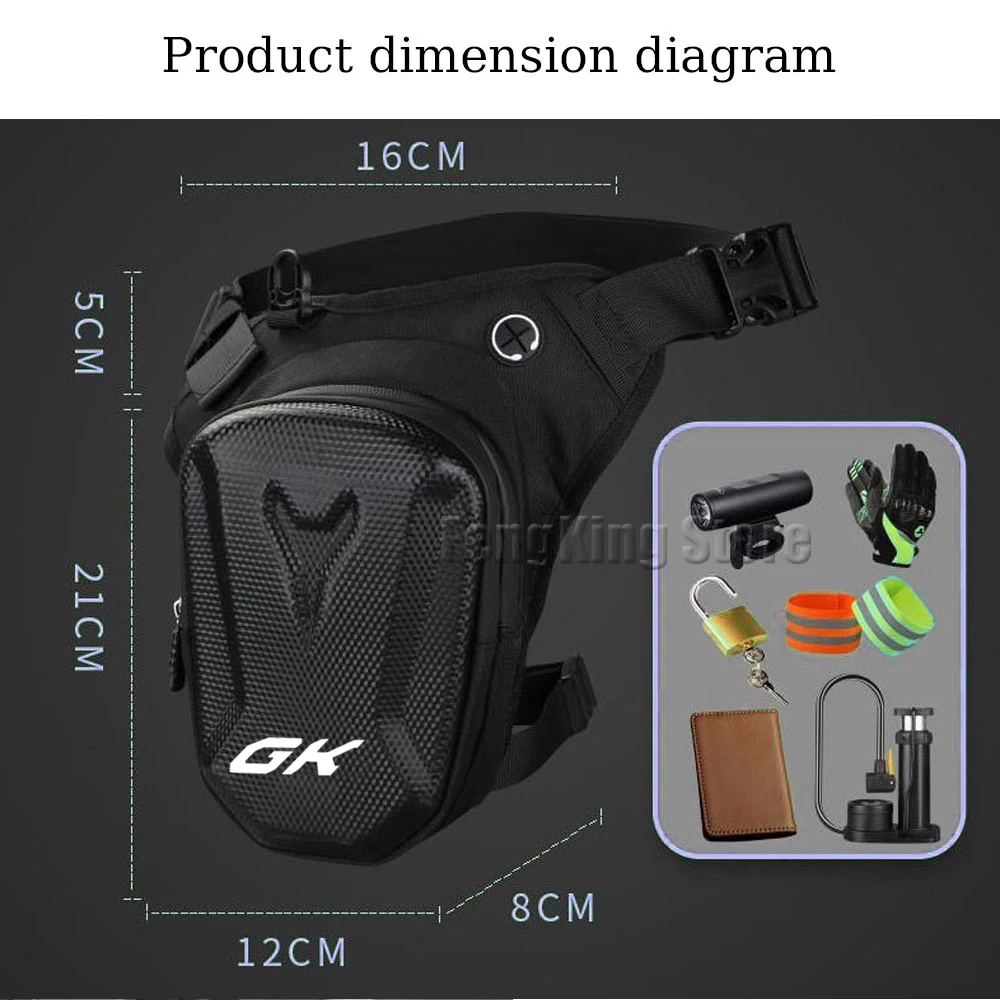 Для Zontes GK 125/GK 155/G мотоциклетная сумка для ног рыцарь с твердым корпусом