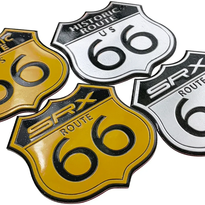 Боковая эмблема кузова автомобиля 66 значок на боковое крыло багажника наклейка