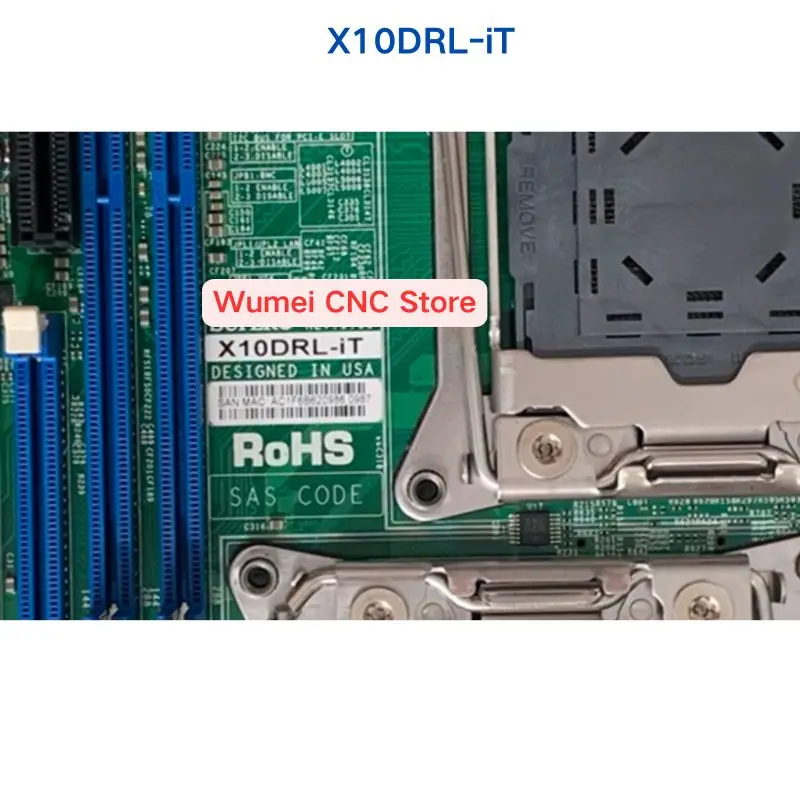 Подержанный тест OK Серверная материнская плата рабочей станции X10DRL-iT