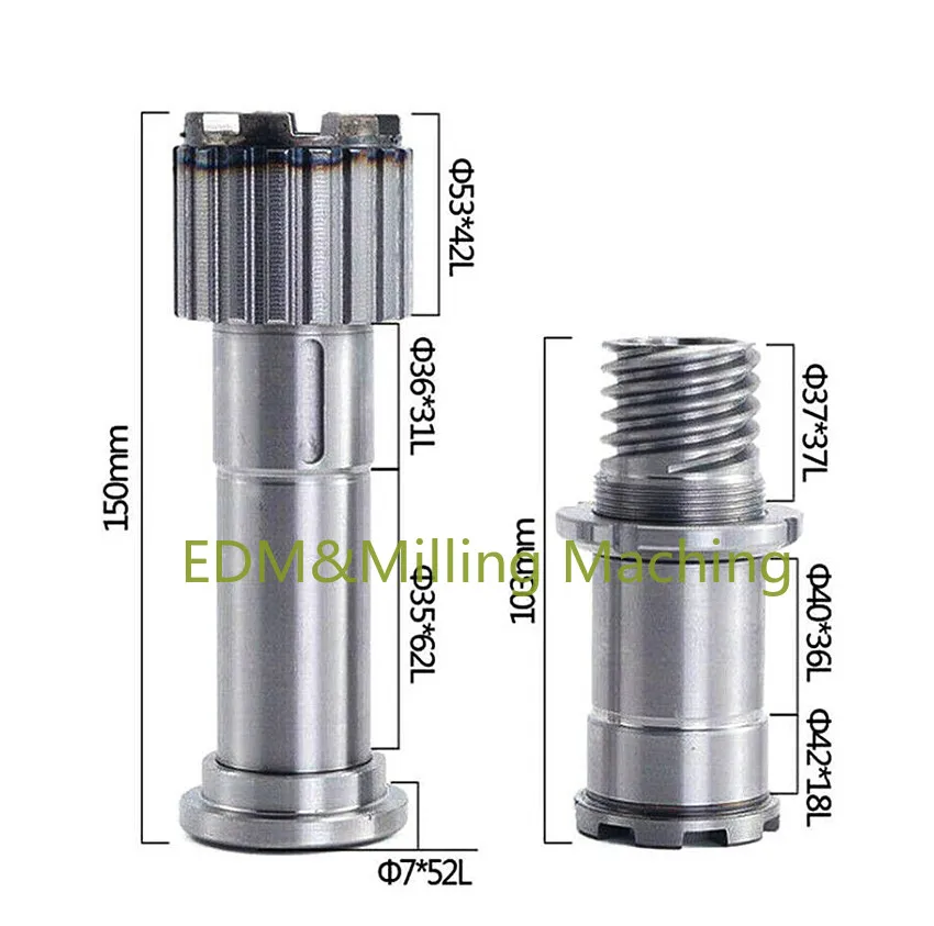 

Деталь фрезерного станка с ЧПУ A3 + 20 + 57 + 74 шпиндельная муфта