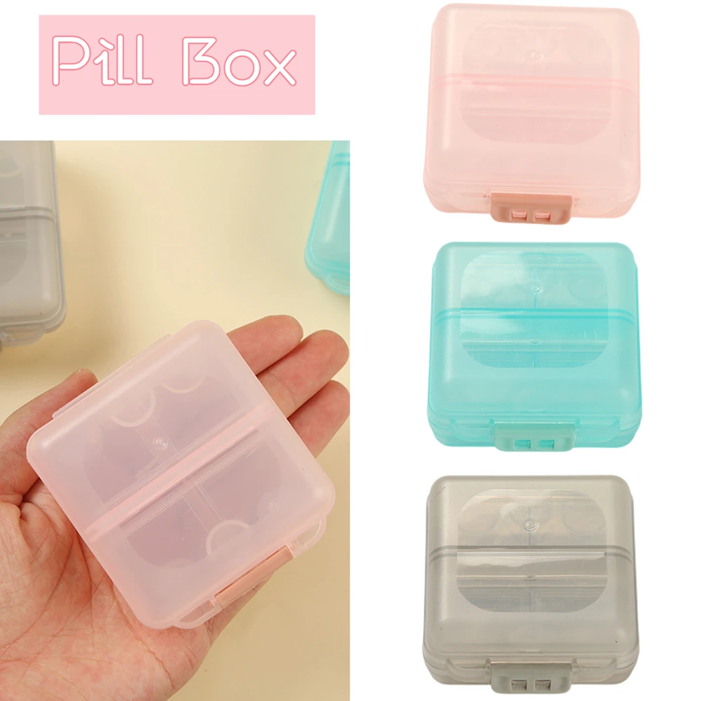 

Pill Case Creative Convenient Stable Double-deck Pill Box Health Care Storage Organizer Drug Tablet Holder Medicine Box