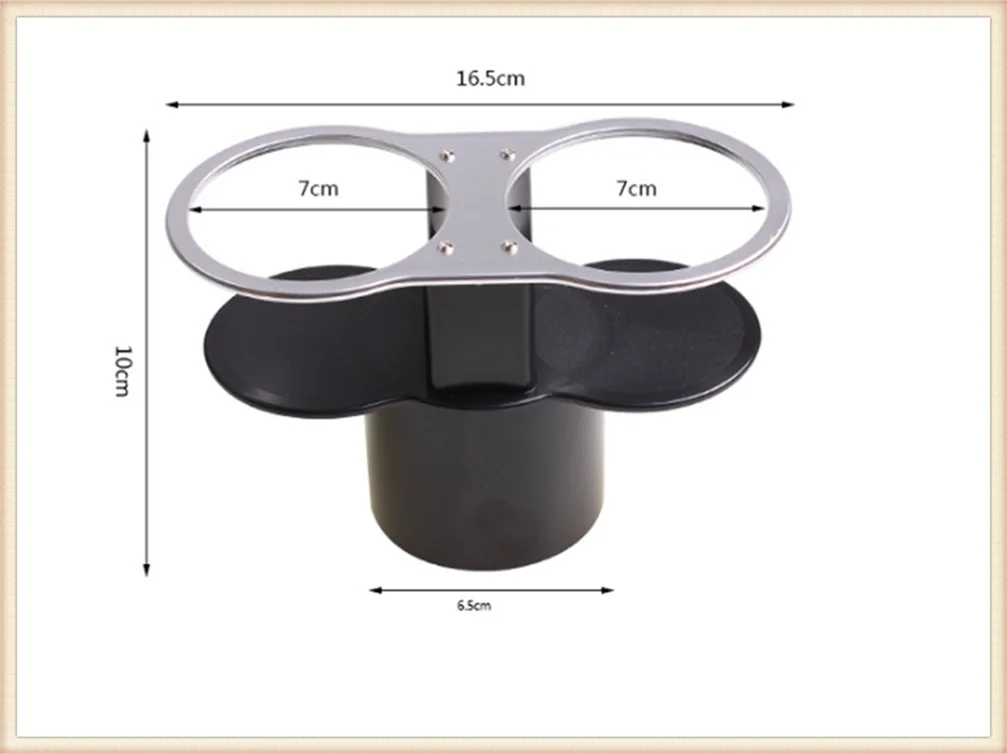 

Double hole car cup holder / beverage coffee auto universal accessories for Ford Transit Ranger Mustang Ka Fusion Focus F-150
