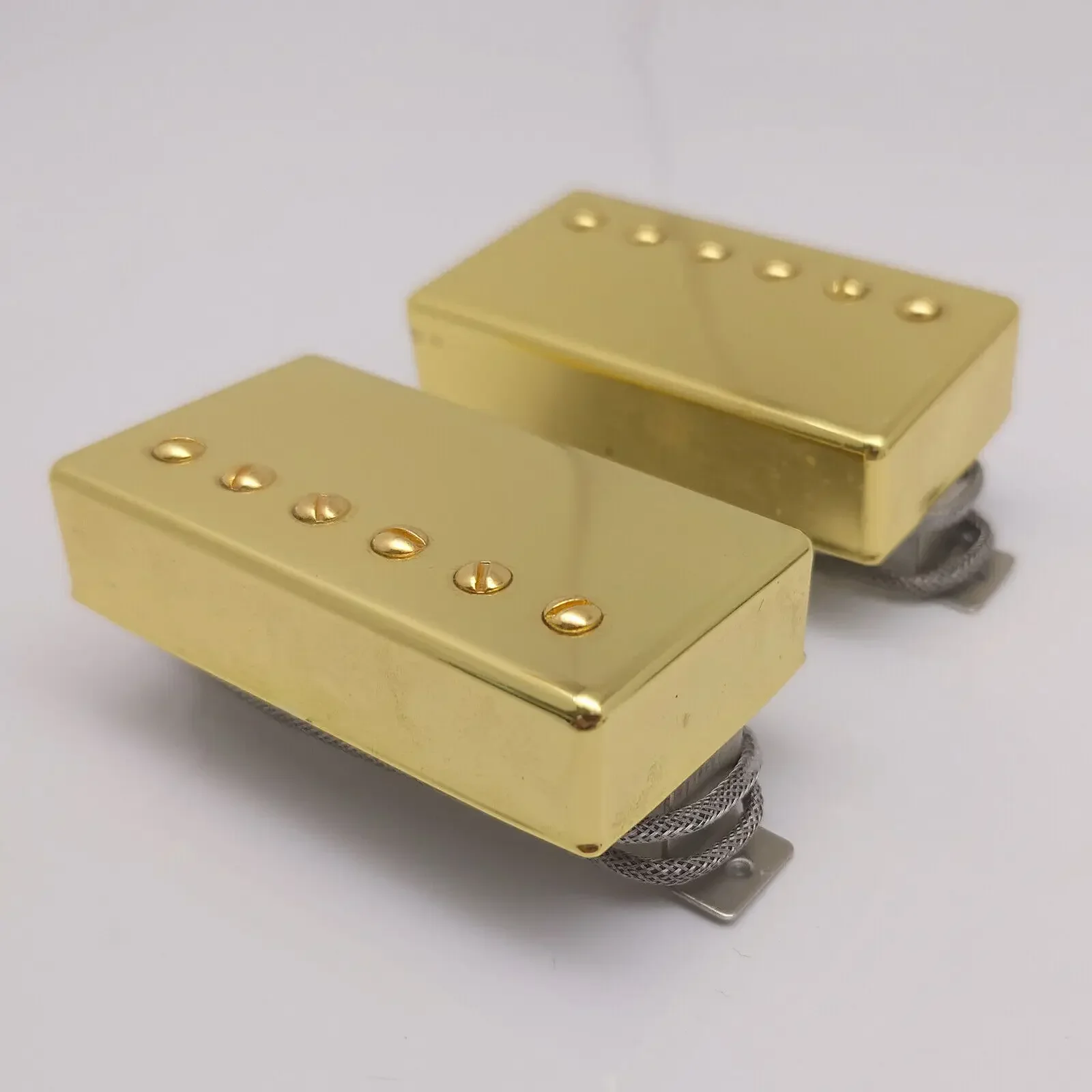 Alnico 2 Classic 57+ гитарный хамбакер звукосниматель бридж и шея золотой с жгутом