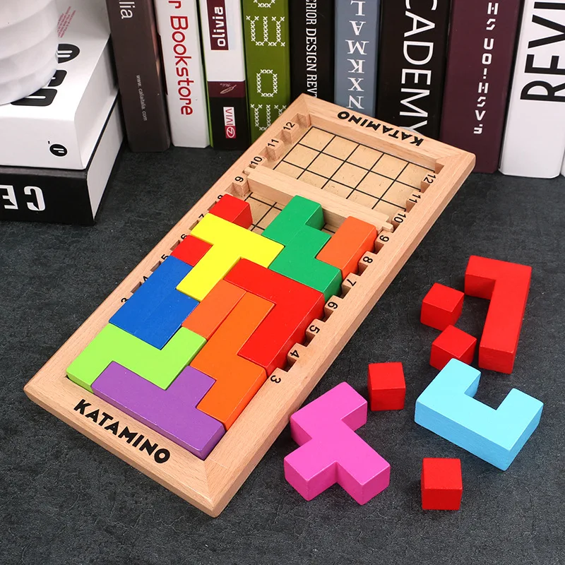 

Игрушка-головоломка унисекс, из дерева, цветная, для детей 3 лет