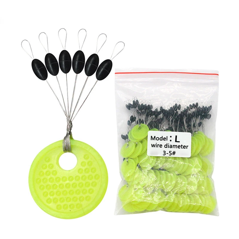 

Рыболовные снасти аксессуары 100 шт./компл. поплавок Sinker останавливает рыболовный резиновый поплавок черный овальный не повреждает леску