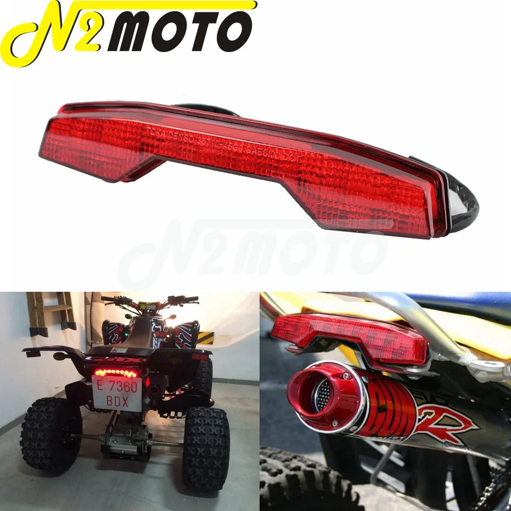 

Задние светодиодные фары OEM, задние фонари, стоп-сигналы в сборе, Красные линзы 35710-45G00 ATV для Suzuki LTR450 QUADRACER 450 LT-R450