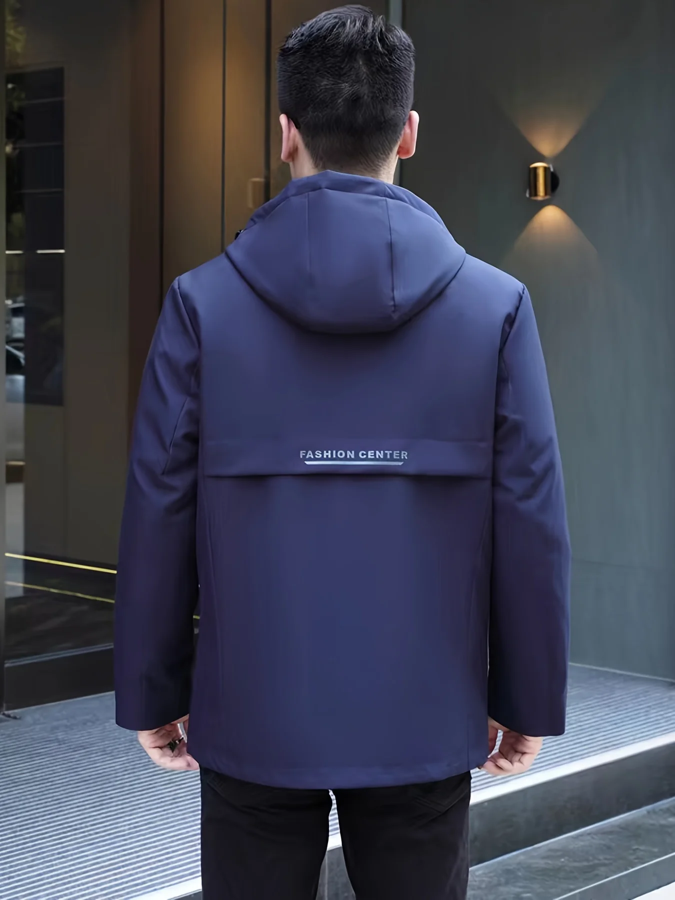 2022 New Men's Winter Jacket Stylish Coat Windproof and Warm Male Brand Parka Mid-Length Casual Cotton Coat