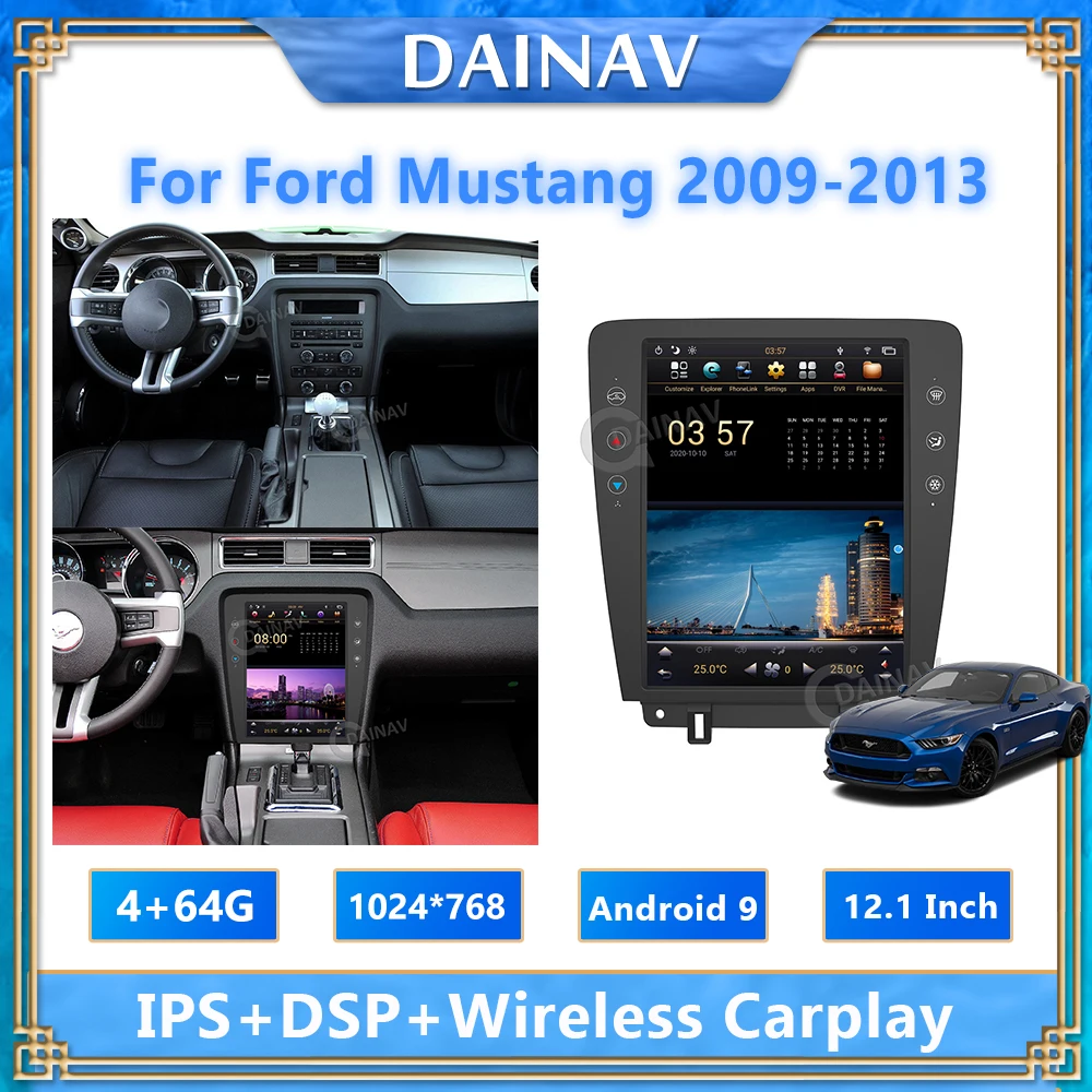 

Автомагнитола PX6, Android 9,0, для Ford Mustang 2009-2013