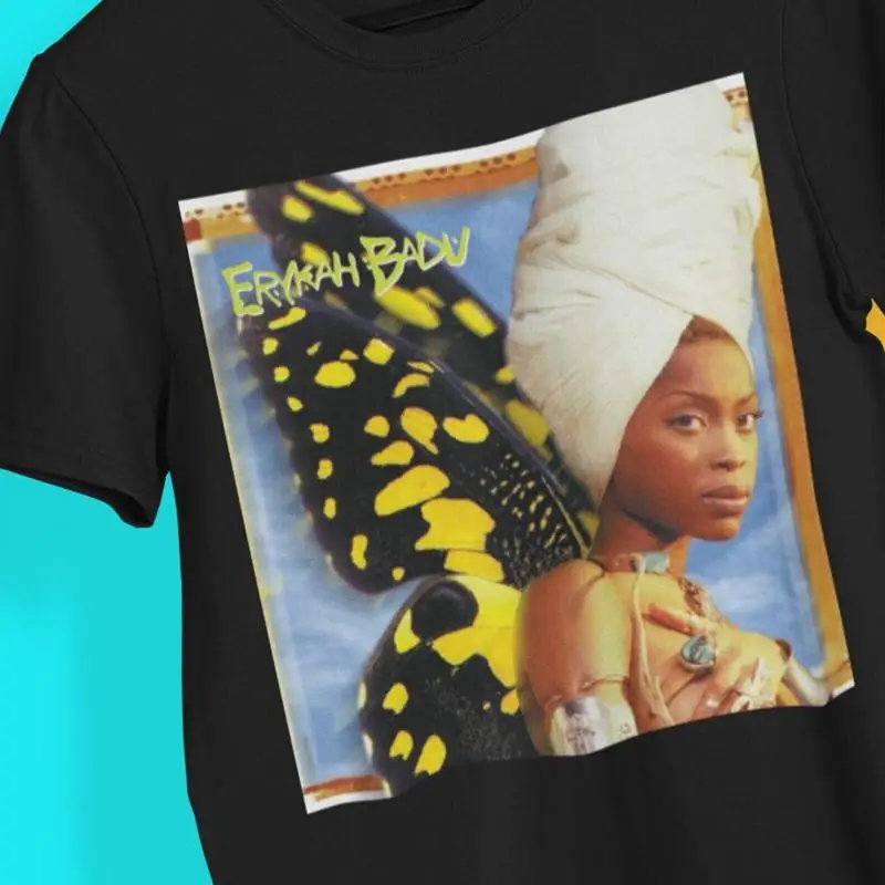 Фото Рубашка с альбомом Erykah Badu, концертная футболка Baduizm On Next Lifetime Didnt Cha Kno №1