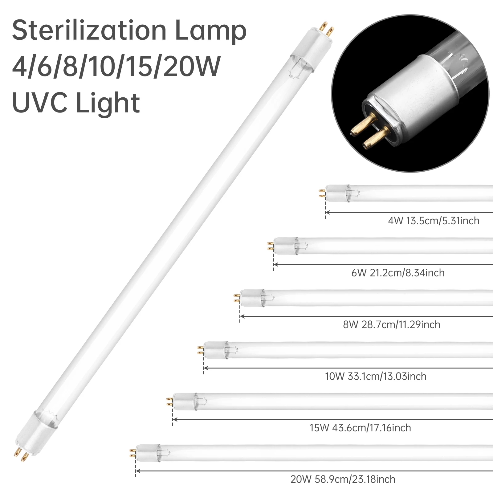 

RTNLIT УФ-лампа 4-15 Вт G5/G13 для очистки воздуха