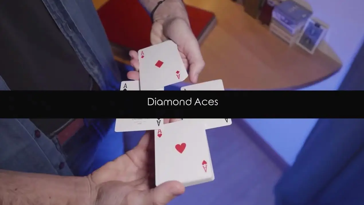 

2023 Diamond Aces and Flu Double Lift - Magic Tricks