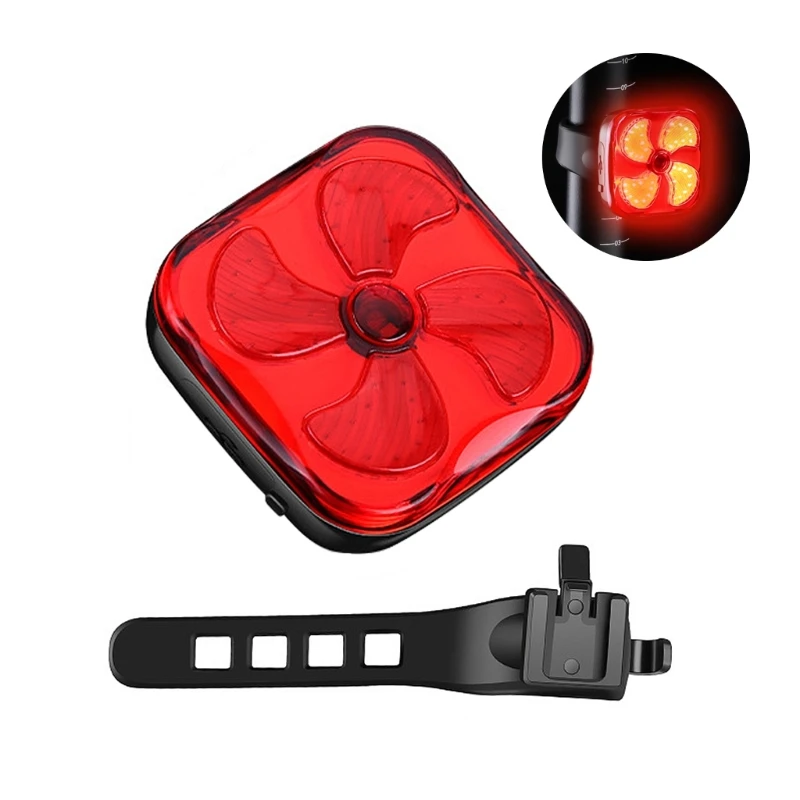 

Bike Tail Light Brake Sensing Rear Lights LED Warning Light Cycling Accessories