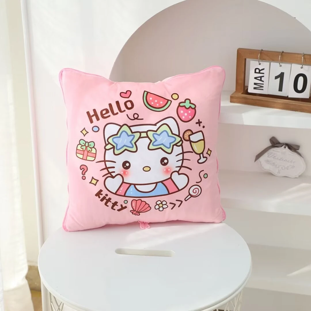 Мультяшная плюшевая подушка Хелло Китти из аниме полакко летнее одеяло