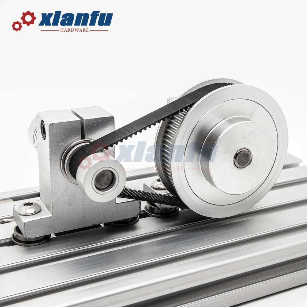 Комплект шкивов Для зубчатого ремня 2GT 20T 80T отношение 1:4 отверстие 3 ~ 16 мм комплект