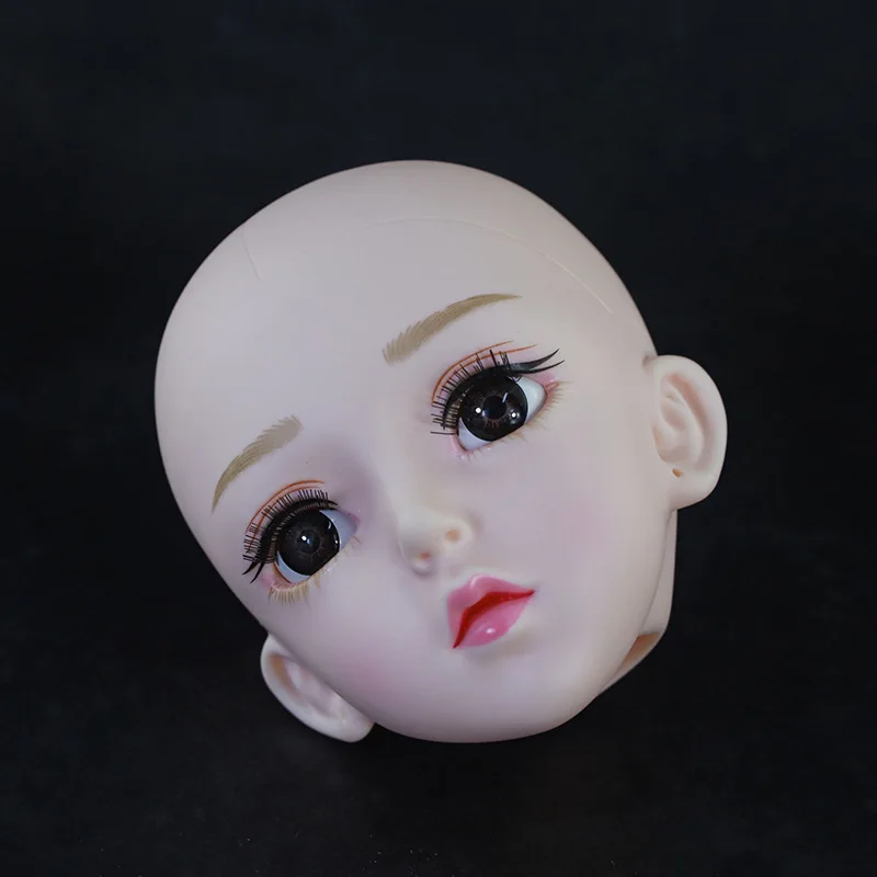Фото 60 см голова куклы белая кожа 1/3 Bjd голова куклы аксессуары для девочек игровой дом макияж практика игрушки №2