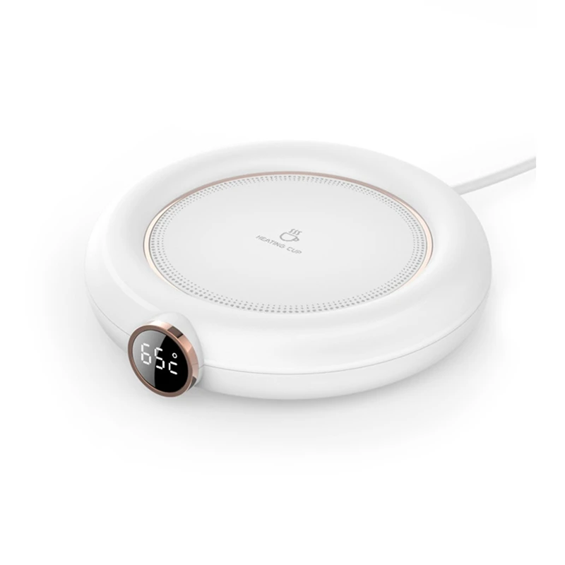 

DC 5V USB Heating Warm Cup Mat Constant Temperature Coaster Adjustment Timing Heater For Coffee Milk Tea