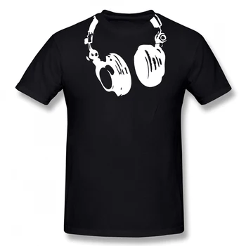 Dj Headphones T Shirts Graphic  Streetwear Short Sleeve O-Neck Harajuku Music Techno T-shirt Funny Mens Clothing for ladies 1