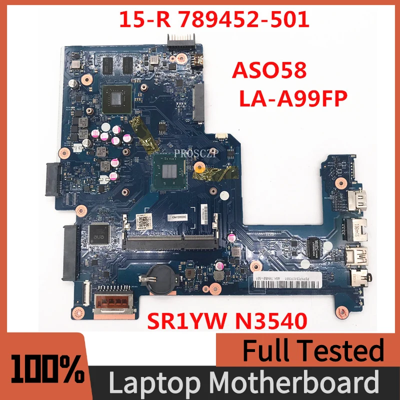 Материнская плата для ноутбука HP RoBook 15-R, 789452-501, 789452-601, 789452-001
