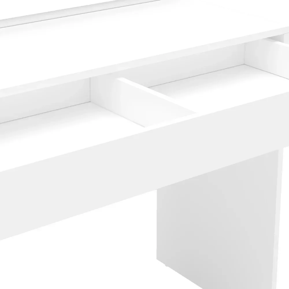 Новый современный туалетный столик Polifurniture Virginia белая отделка