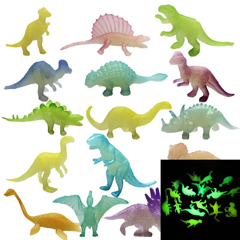 

Luminous Jurassic Noctilucent Dinosaur Toys Glow In The Dark Dinosaurs Baby Boy Gift Children Novelty Model Dino Toy Night Light