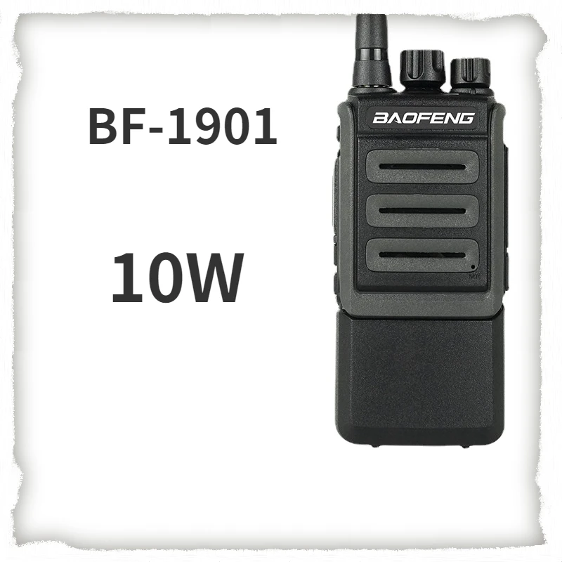 Baofeng High-power Walkie Talkie Bf-1901 Has A Communication Distance of 8-10km, and The 10W Walkie Talkie Is Suitable