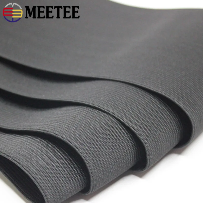

2Meters 7-30cm Crochet Belt Elastic Band meetee Black White Corset Waistband Maternal Abdomen Wrist Waist Rubber Bands Accessory