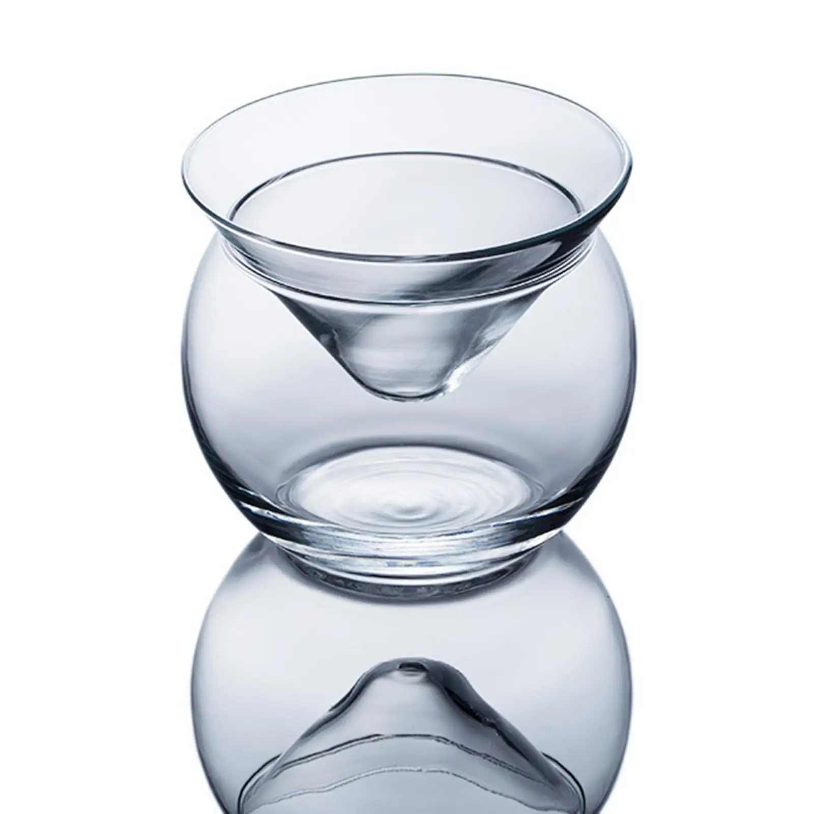

2x Stemless Martini Glasses Cocktail Cups Wine Glasses for Bar Wedding