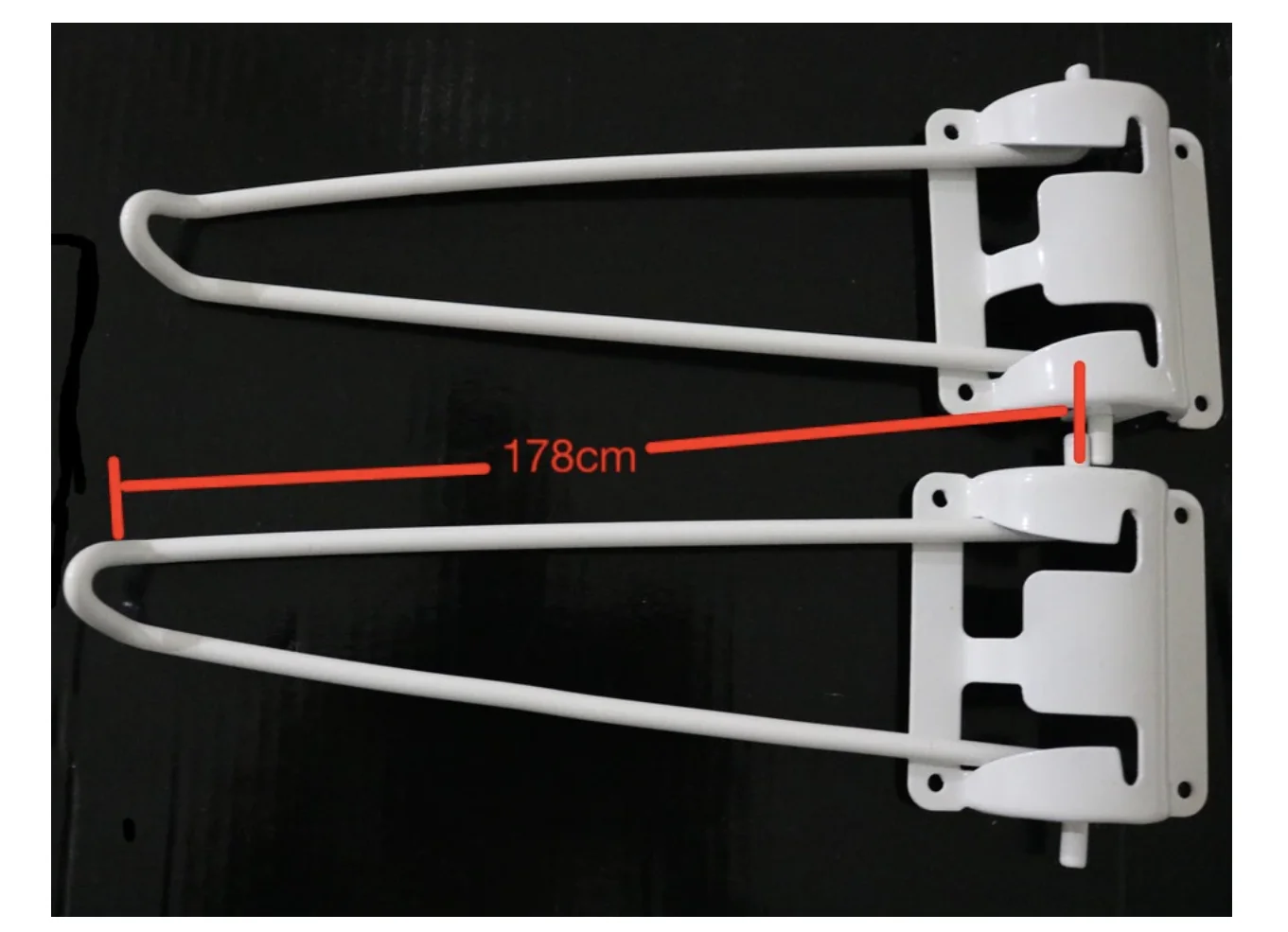 

4pcs H:178MM Folding Table Legs Hairpins Metal Leg Laptop Coffee Folding