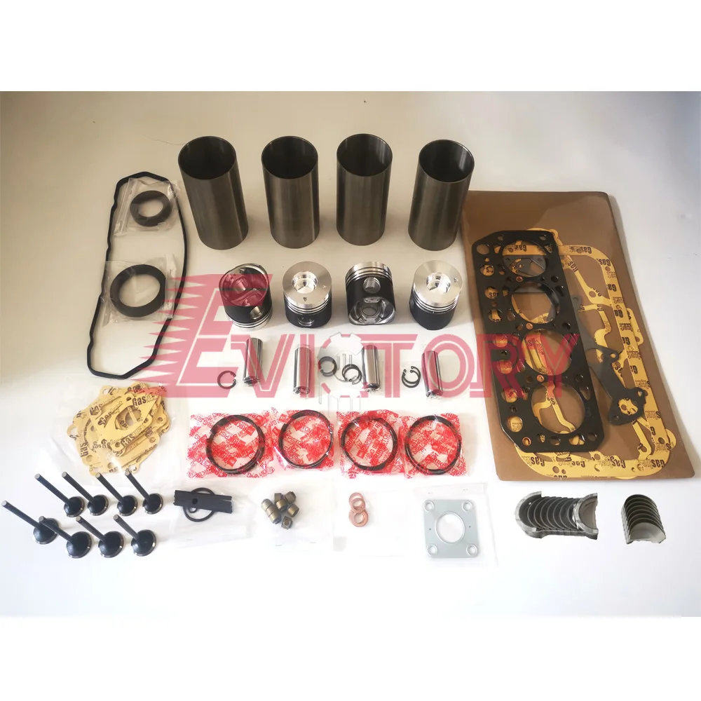 

For MITSUBISHI K4F overhaul kit valve piston ring engine gasket bearing set
