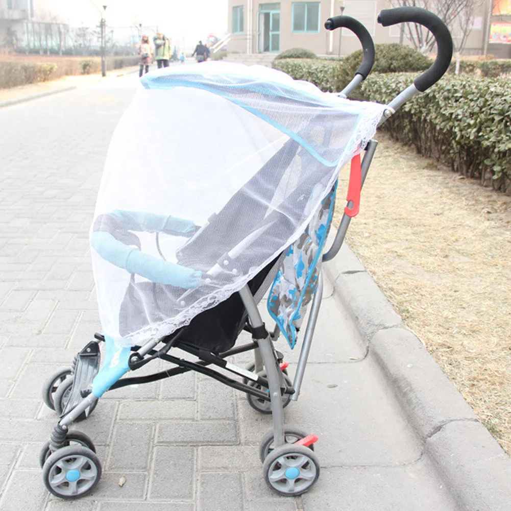 

Baby Stroller Mosquito Net Pushchair Cart Insect Shield Net Mesh Safe Infants Protection Mesh Cover Baby Stroller Accessories