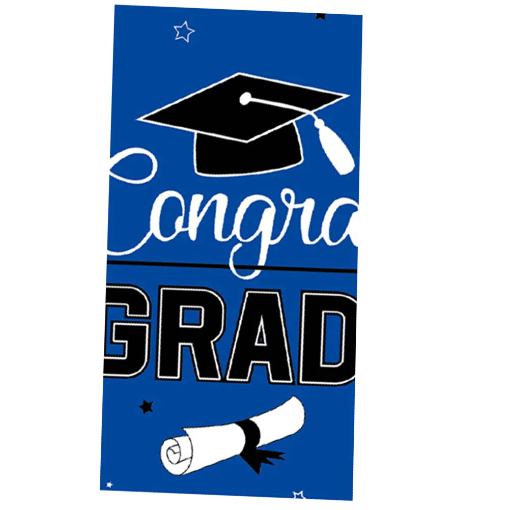 

Graduation Tablecloth Dining Decor Covers Clothes Pattern Props Party Decorations Banner