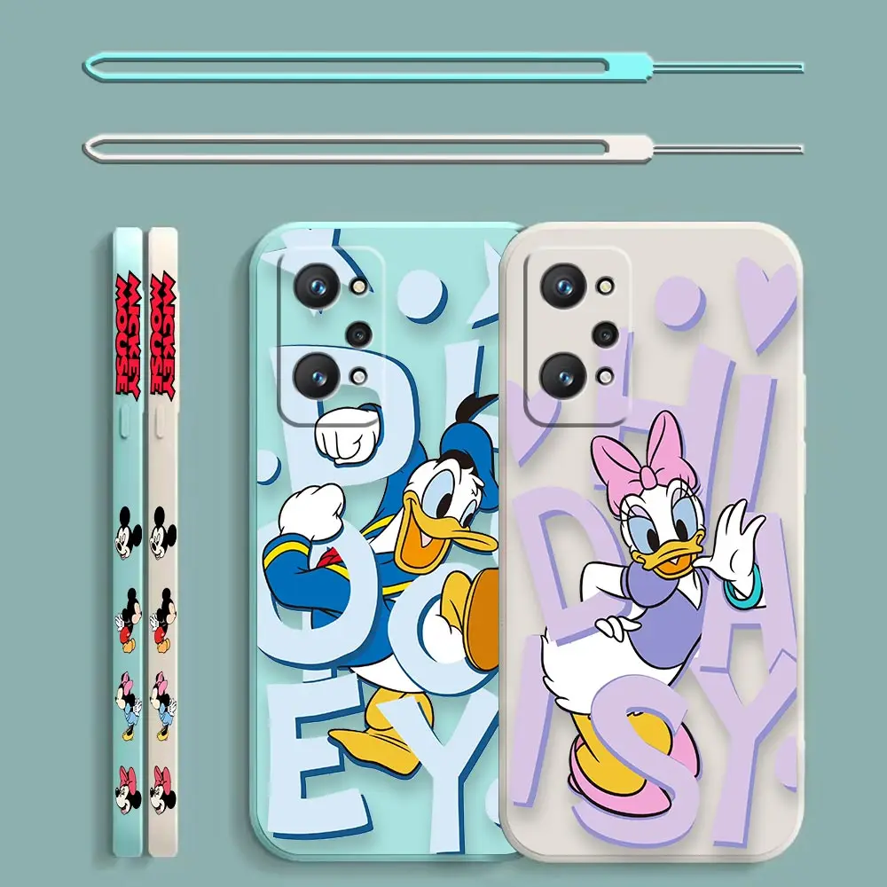 

Donald Duck Couple Anime Case For Realme C35 C33 C31 C30 C21 C21Y C20 C15 C12 C11 C3 C2 Narzo 50 50A 50I 30A Pro 5G Liquid Cover