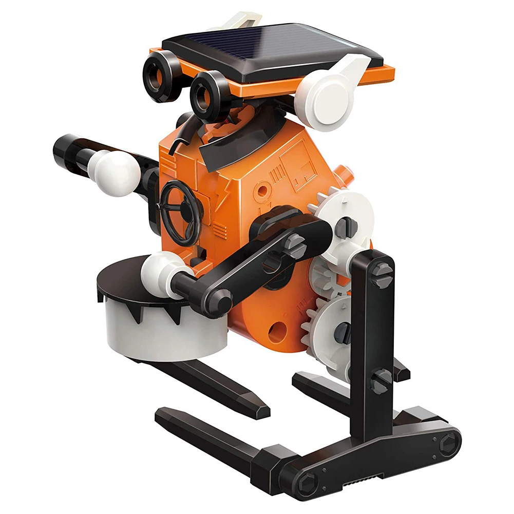 Практичный самодельный робот-трансформер на солнечной батарее 7 в 1 научная