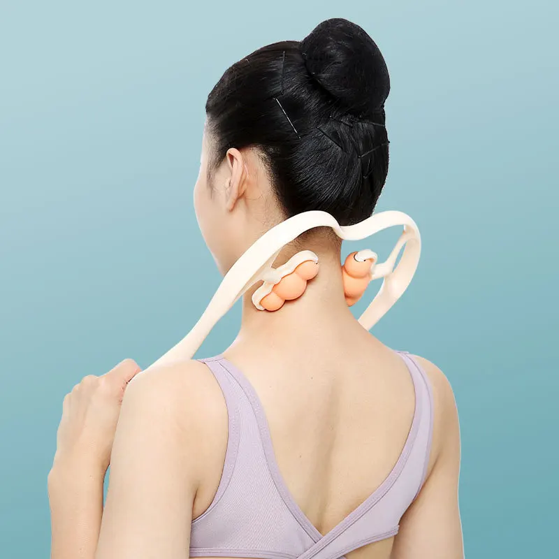 

Multifunction Pressure Point Therapy Neck Massageador Shoulder/Body 2/6/8 Trigger Point Roller Self-Massage Tool Relieve Pain