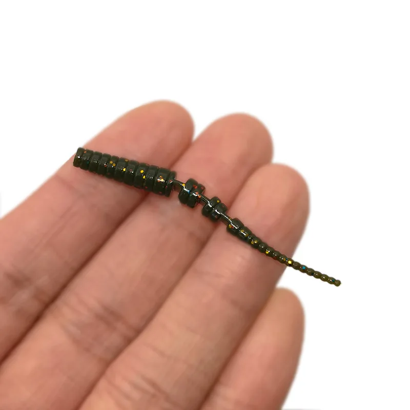 OUTKIT 4 см 5 мягкие рыболовные приманки в виде червя штырьковый хвост искусственная