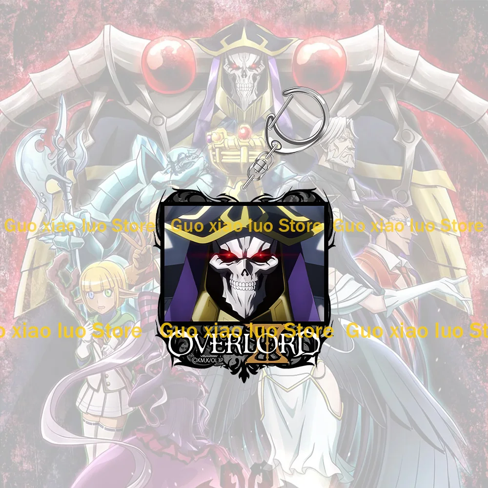 Фото Акриловый брелок Overlord III Sebas Tian Cocytus Demiurge Mare Bello Fiore Aura Bella Fiora Shalltear Bloodfallen Albedo №2