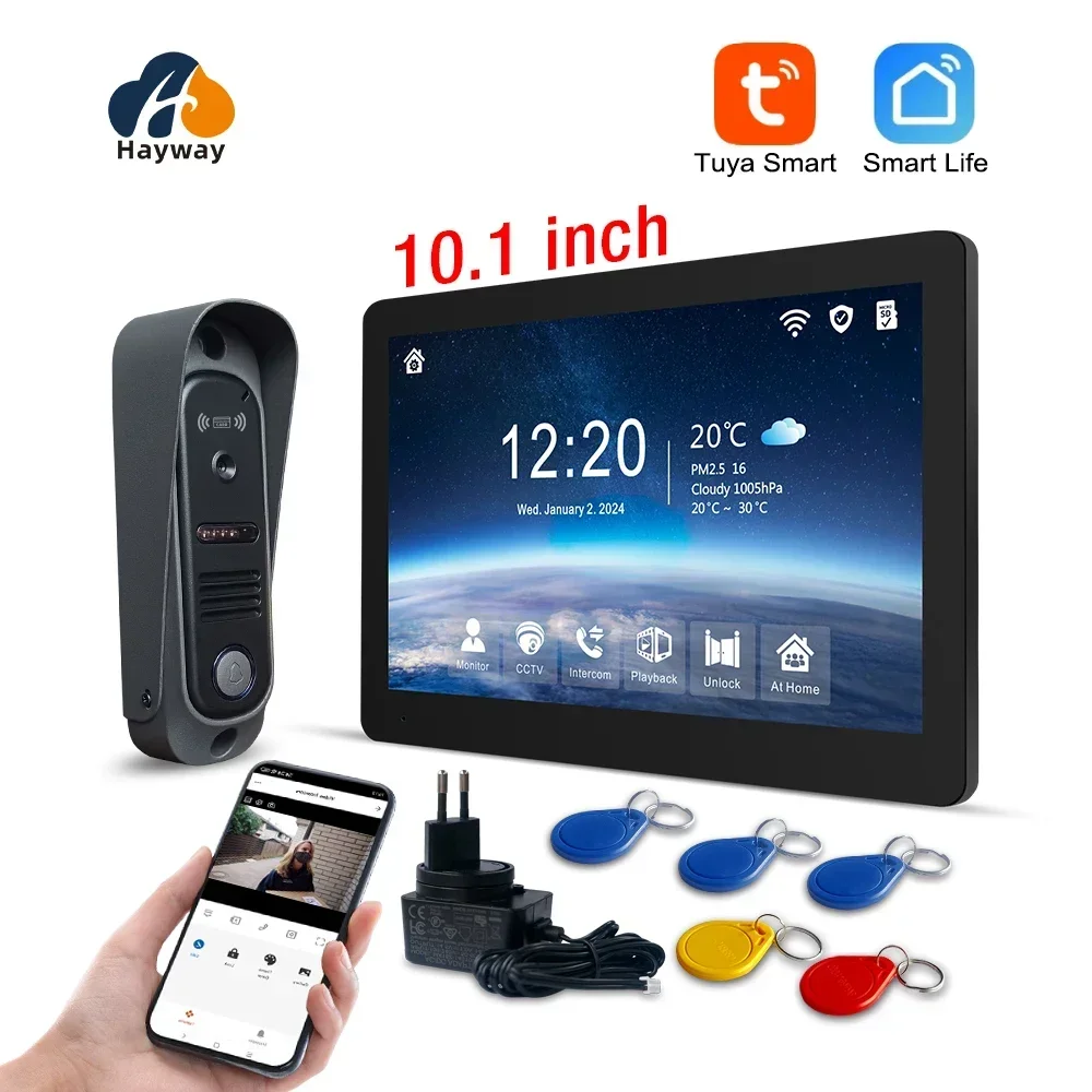 

Hayway Tuya 10-дюймовый видеодомофон