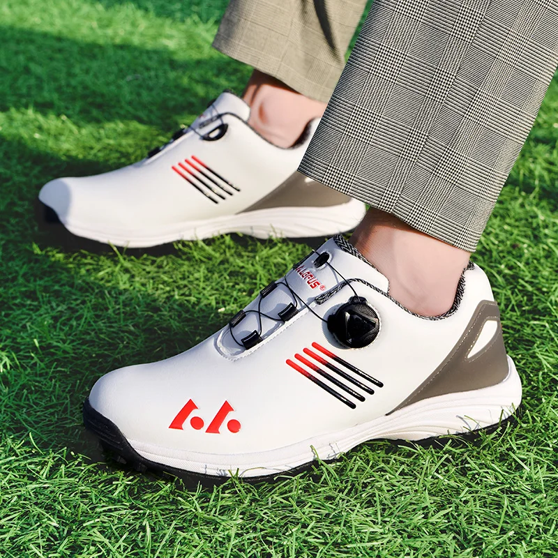 

New Luxury Golf Shoes Spikeless Men Women Professional Golf Wears Jogging Walking Shoes Size 39-45 Sport Sneakers Golfers