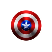 47cm marvel avengers captain america shield full metal vibration shield paint large handheld shield toys arms for youth party