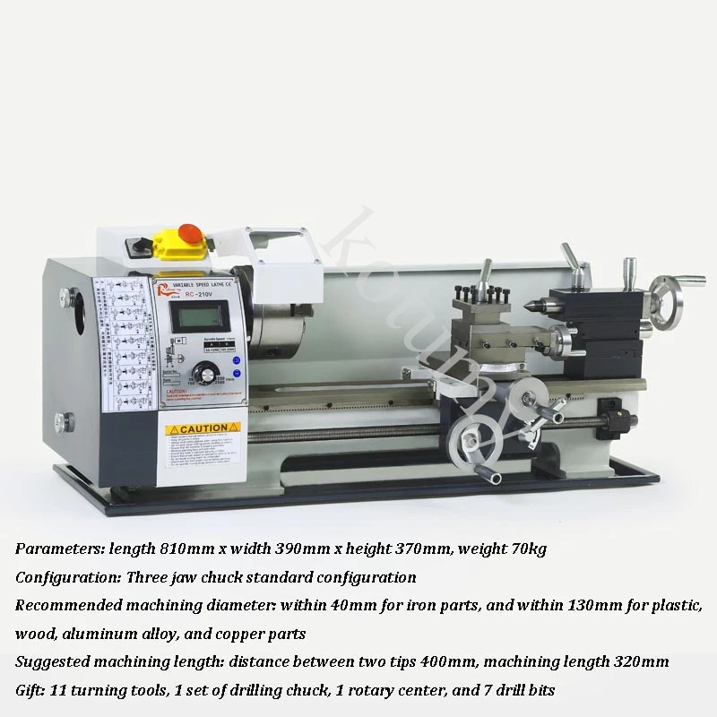 210 В мини-токарный станок по металлу многофункциональный деревообрабатывающий