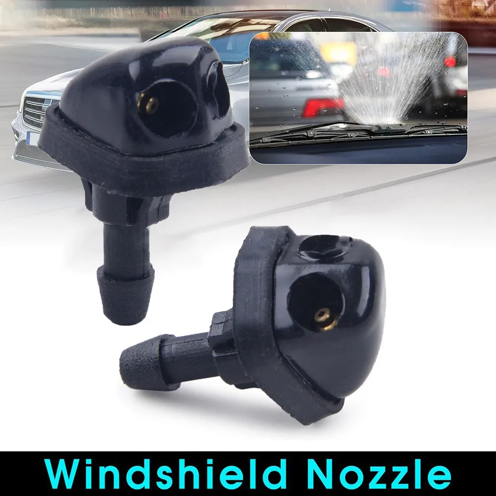 

One Pair Sprinkler Plastic Wiper Nozzle Replace Single-hole Washer Spray Kits