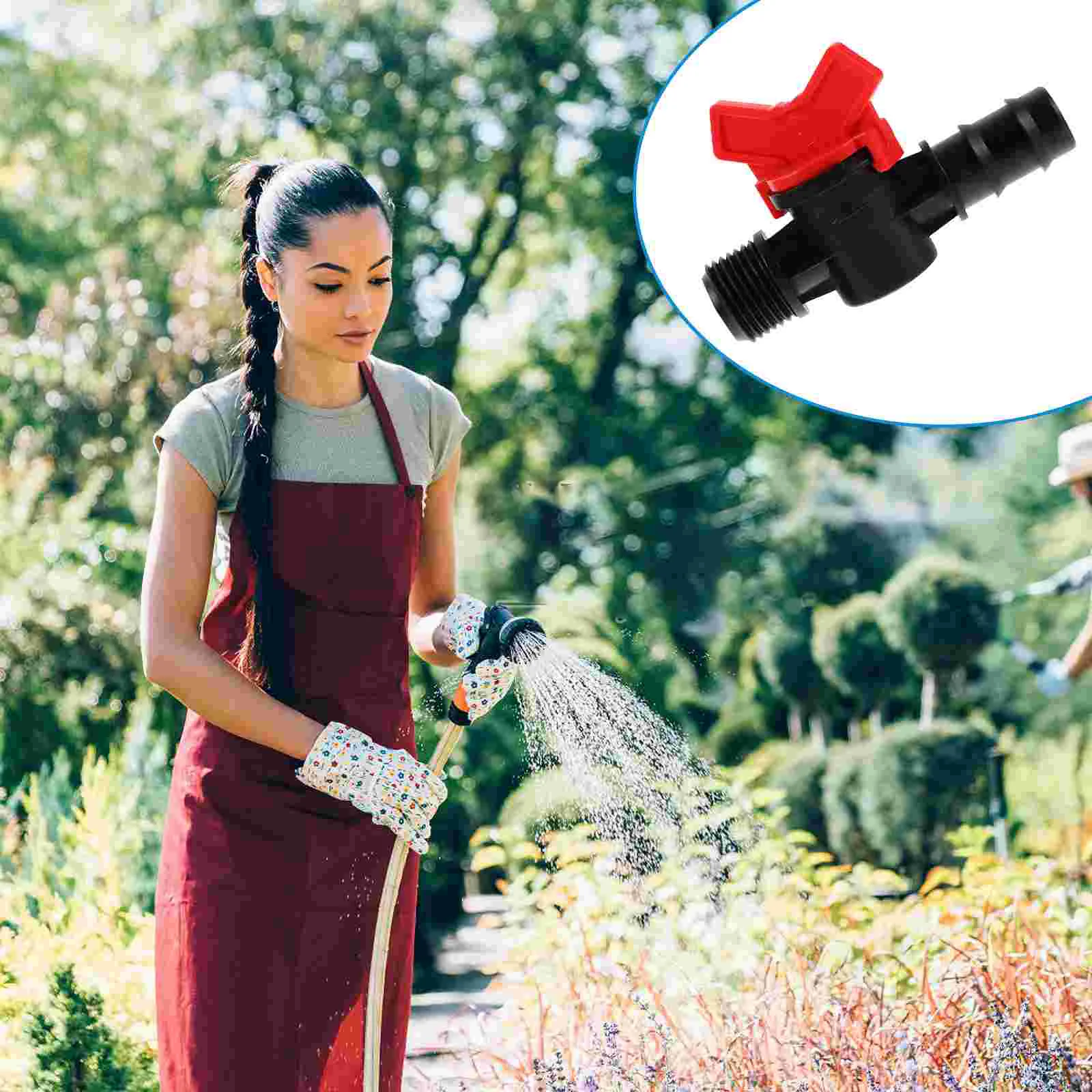 

8 Pcs Yard Garden Switch Switches Water Pipe Pool System Valve Plastic Replaceable Irrigation Hose Fish Tank Accessories