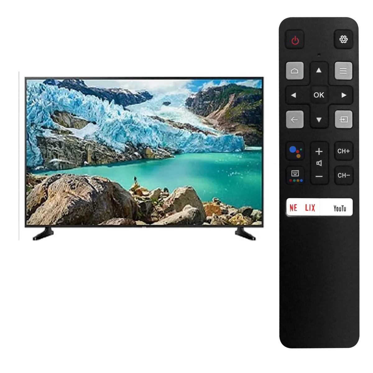 Пульт дистанционного управления RC802V FNR1 для TCL Android 4K UHD Smart TV 65P8S 55P8S 55EP680 49S6800