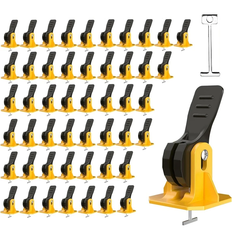 

Tile Tools Floor Leveling Tools Tile Leveling Clips For Leveling Installation, Reusable Tile Leveling System