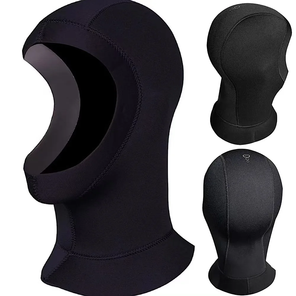 

Неопреновый капюшон 3 мм для подводного плавания с плечевым снаряжением для подводного плавания, шапка, зимний теплый гидрокостюм для плавания, подводная охота, Прямая поставка