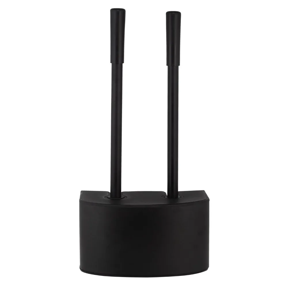 

Bath Bliss 2-in-1 Toilet Brush and Plunger Set in Black