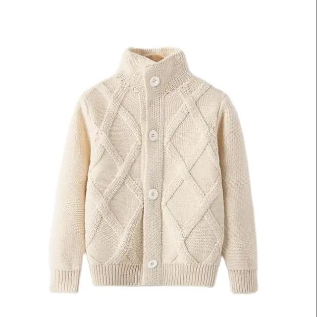 New Baby Boys Sweater Autumn Toddler Boys Knitwear Long-Sleeve Cotton Cardigans Kids Sweater Coat Fashion Children Clothes2-10Y 3