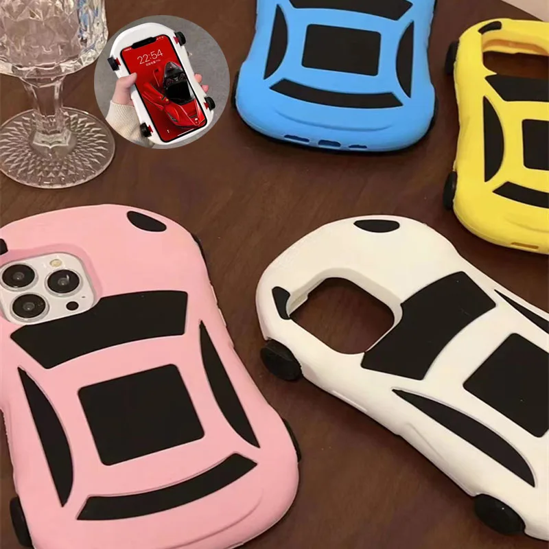 

3D new sports car shape mobile phone case for iPhone 14Pro Max 14 Plus 12 Pro 13 Pro Max 11Pro X XS XR mobile phone case